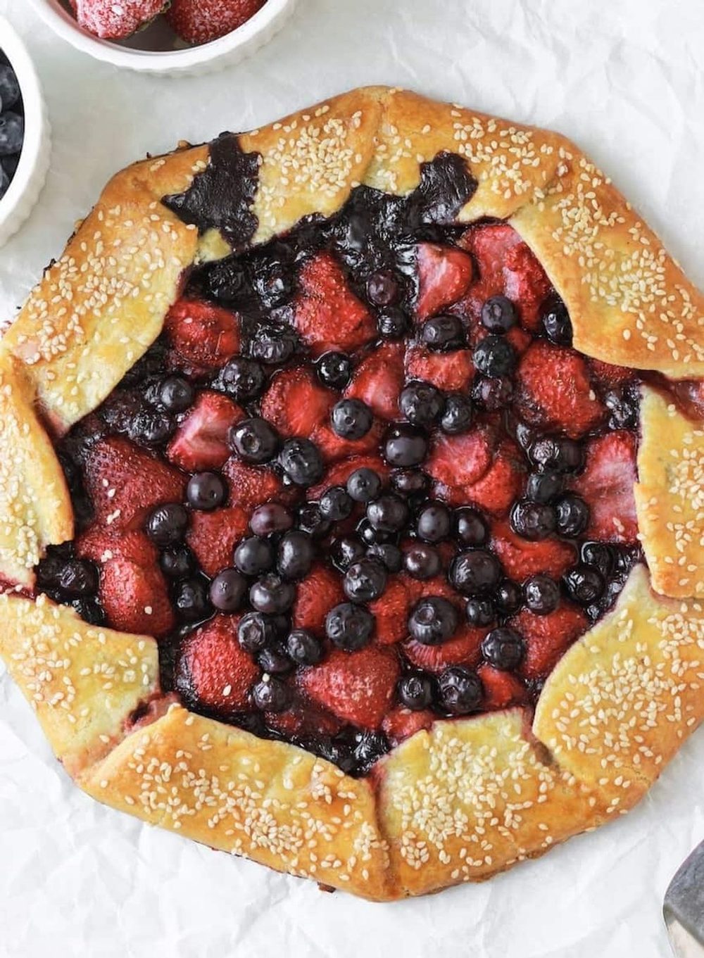 Galette cu fructe de pădure
